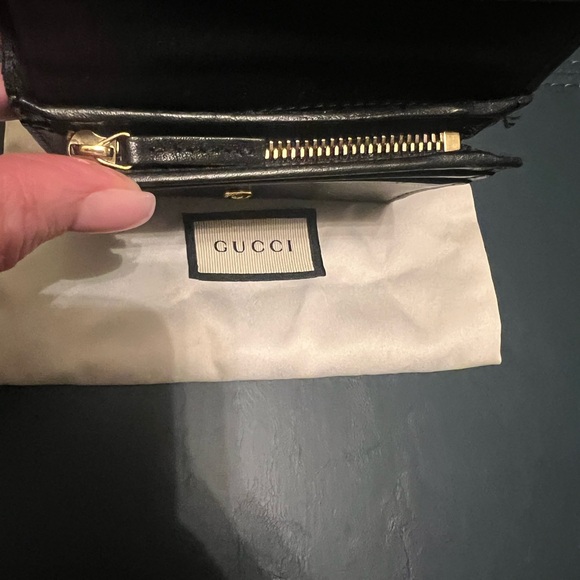AUTHENTIC GUCCI OPHIDIA CARD WALLET BLK. - Picture 10 of 14